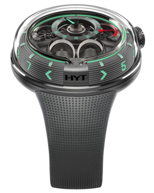 Replica HYT H1.0 Black PORTER H02095-A Watch Replica HYT H1.0 Black PORTER H02095-A Watch